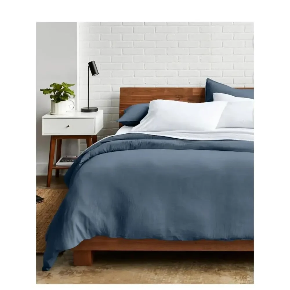 New 1800 Thread Count Luxuriously Soft Duvet Cover Set Open Box